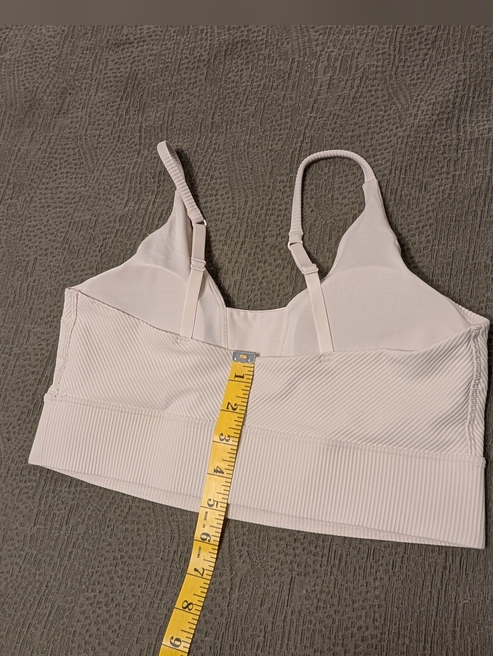 Old Navy Active PowerSoft Ribbed Leggings & Sports Bra Set Cream Small/Medium - Picture 9 of 12